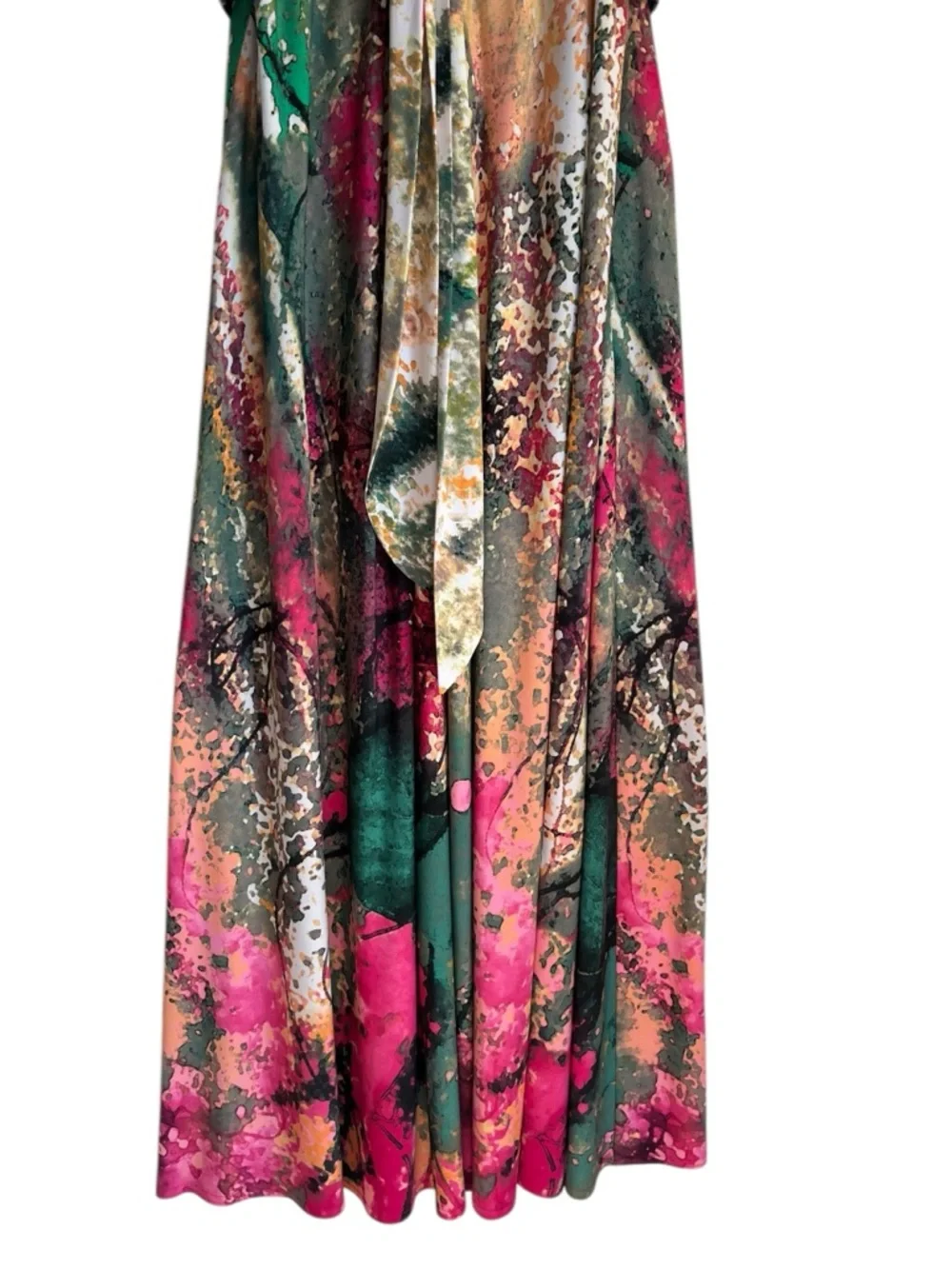 Joseph Ribkoff Strapless Maxi Dress Abstract Print Formal Size 12 - Picture 4 of 13